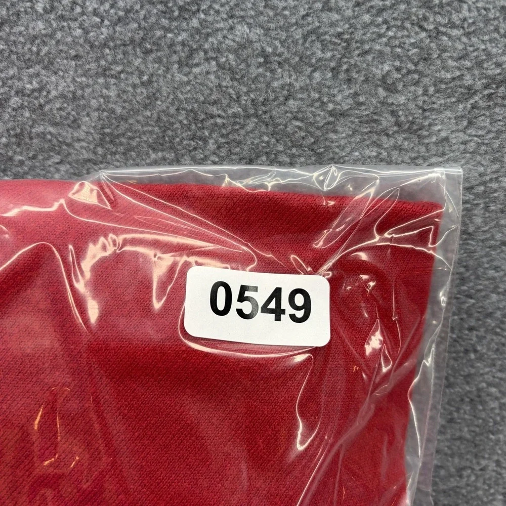 Lafayette 148 New York Cardigan Sweater Womens Large Red Snap Front Drape Hem